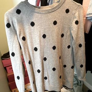 Pokadot long sleeve sweater stitch fix